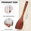 Set of 2 Wooden Spatulas for Cooking, Wooden Spatula Made