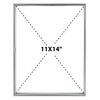 Frametory, 11x14 Floating Picture Frame - Metal Photo Frame -