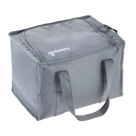 keeeper Johanna Foldable Insulated Bag, 15 L, Size M, with Carry Handles, Suitable for Lea Folding Box, 4 Hours Cooling/Warming, Graphite