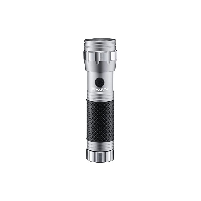 VARTA BRITE ESSENTIAL F10 LED FLASHLIGHT WITH RUBBER HANDLE LAMP