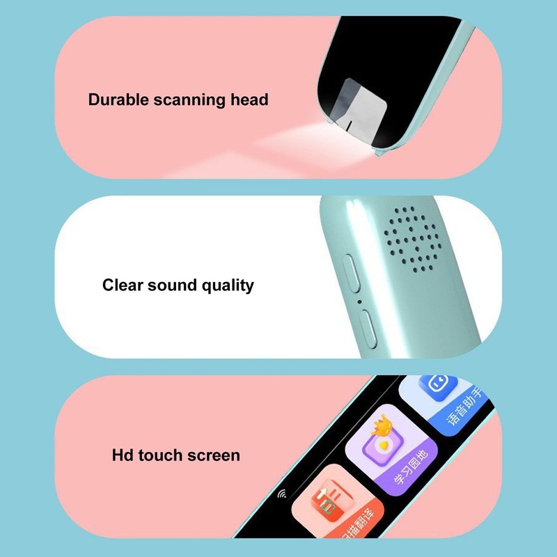 Fockety Pen Scanner, Text to Speech Device for Dyslexia, LCD
