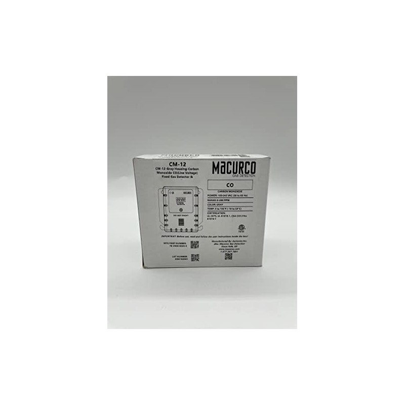 Macurco CM-6-CH CM-6 / CM-12 Carbon Monoxide CO Calibration Hood
