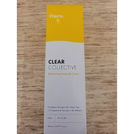 HERO COSMETICS CLEAR COLLECTIVE BALANCING CAPSULE TONER- NEW