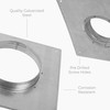 HVAC OV 6 Inch Duct Connector Flange – Galvanized Steel