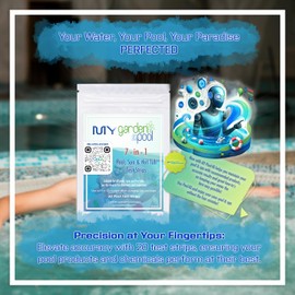 Drytec Calcium Hypochlorite Pool Shock 1 lb. 68% Bag, Complete Pool Care Kit with My Garden Pool Skimmer Sock and 7-in-1 Test Strips, 60 ct. – Powerful Chlorine Shock for Clear Swimming Water (12)