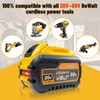 DCB609 12.0Ah Lithium-ion Replacement-Pack for Dewalt 20V/60V MAX Tools, Compatible
