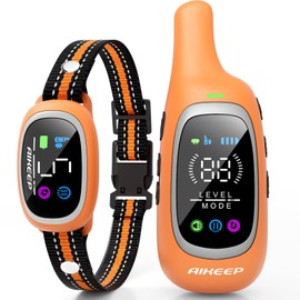 2-in-1 Dog Shock Collar and Bark Collar for Dogs – 3300FT Dog Training Collar with Remote, IP67 Waterproof e Collar with Anti-Bark/Beep/Vibration/Shock Modes for Small Medium Large Dog(8-120Lbs)