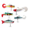 Fishify® Fishing Lure - Soft Plastic Artificial Bait Set (5