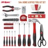 Hi-Spec 54pc Red Household Tool Kit – Essential DIY Hand