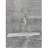 iDesign Zia Metal and Plastic Bathroom Squeegee for Shower, Glass