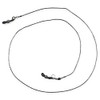Pearl Z5470 Glasses Chain, Black, 27.6 inches (70 cm), Brass,