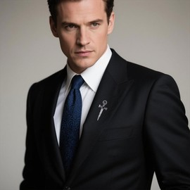 LuvQaze Vintage Cross Sword Brooch for Men Black Rhinestone Cross Pin Birthday Father's Day for Father Husband Boyfriend