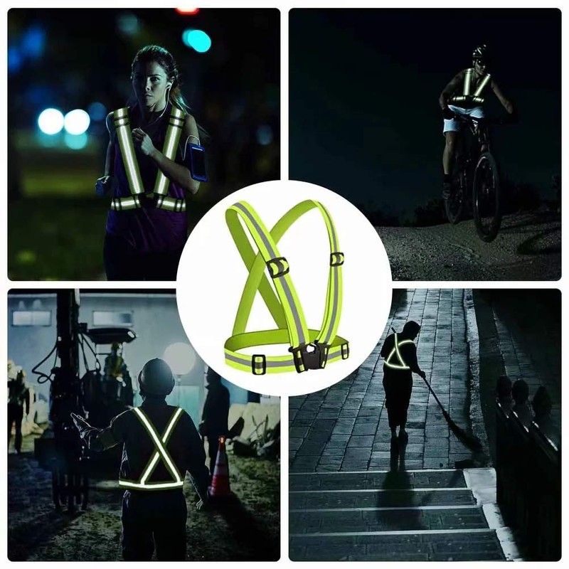 Doyeemei Safety Vest, Reflective Vest, Fluorescent Belt, Night Work Clothes,