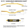 Motorcycle Handlebars 7/8 Inch,RUTU Universal Dirt Bike Handle Bar with
