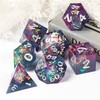 Cusdie Sharp Edges DND Dice, 7 PCs D&D Dice, Handcrafted