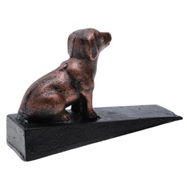 OSALADI Creative Dog Shaped Door Stopper Heavy Duty Cast Iron Door Wedge Safety Wall Protector for Home Office Non Slip Design Prevents Sudden Door Closure Stylish Decor