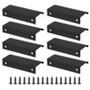 PATIKIL Mount Finger Edge Pull, 8 Pack 79mm/3.11" Aluminum Alloy