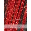 40" Sparkling Hair Tinsel 400 Strands (Pink Fuchsia, Red Fire,