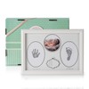 Baby Picture Frame Handprint Footprint Kit First Year Keepsake Photo