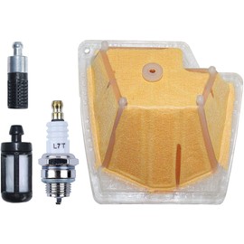 Air Filter for STIHL MS270 MS280 Chainsaw, AUMEL Air Filter + Petrol Filter + Oil Filter + Spark Plug MS 270 C and MS 280 C Filter Set Replacement Parts Chainsaw Filter Accessories