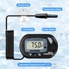 Simple Deluxe LCD Digital Aquarium Thermometer, Reptile Fish Tank Water