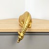 Over Shelf/Edge Gold Giraffe Ornament Gift Statue Animal Home Sculpture