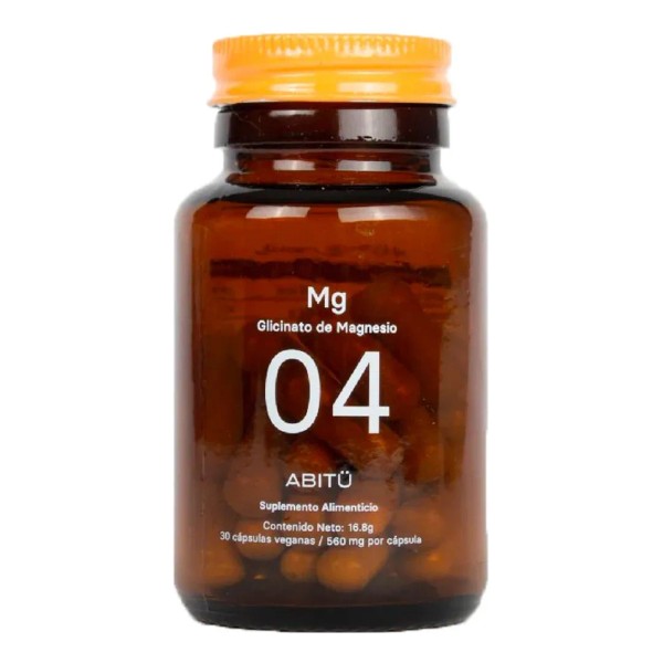 Abitü Glicinato De Magnesio 30 Cápsulas De 560 Mg C/u