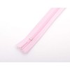 60cm Adjustable Length Invisible Zip - Pink, 10 Pieces
