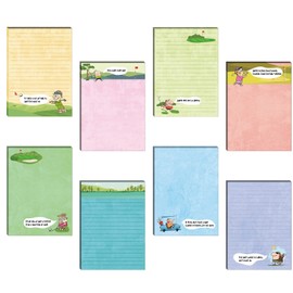 Eaasty 8 Pack Funny Notepads Funny Golf Notepads Golf Notebook Funny Golf Gifts Funny Assorted Golf Notepads for Office Supplies, 8 Styles, 30 Sheets/Pack