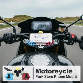 tacxmotorrad Yamaha YZF-R3 Exclusive Motorcycle Phone Mount with Vibration Dampener,Heavy Duty Phone Holder for Motorcycle,Anti Slip, Anti Shake, Anti-Theft,Adjustable for 5.4-8.3'' Smartphone