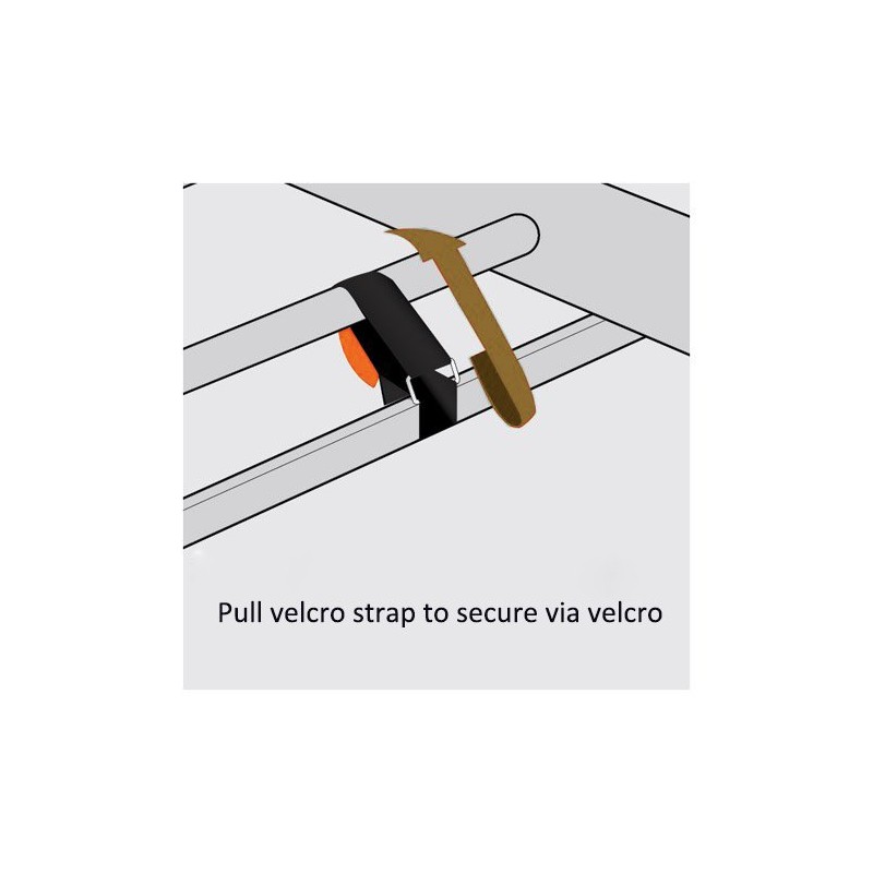 Touch Fastener Straps Double Side Tape Extention Universal Straps with