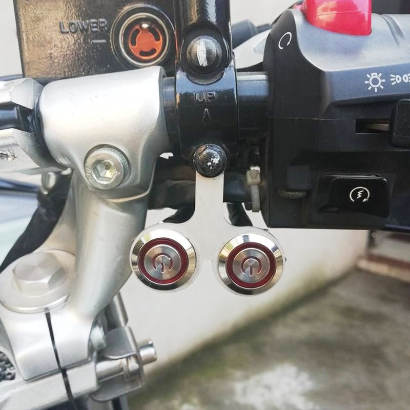 Yuecoom Motorcycle Handlebar Switch, 3-Wire Switch with Indicator Switch for