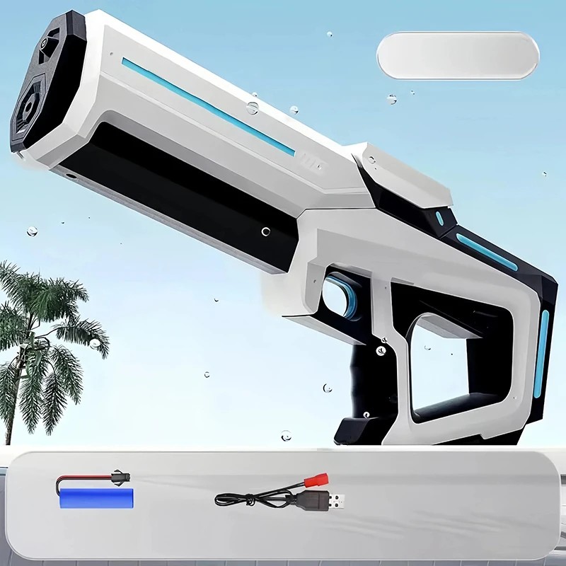 Electric Water Gun for Summer Outdoor Play – Rechargeable Automatic