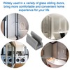 INCREWAY 10PCS Grey Shower Door Bumpers Rubber Wall Jamb Bumpers