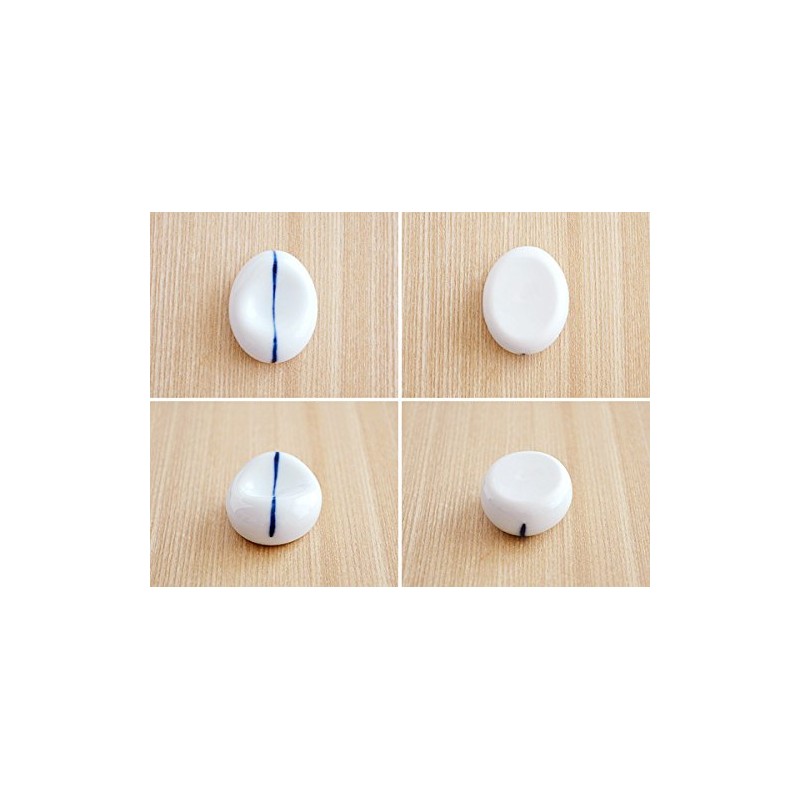 te-buruuxeai-suto Chopstick Rest Padding, Ball Criss Cross Grass Set of