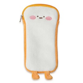 ADOFUN Pencil Case, Plush Pencil Case, Pen Case, Large Capacity, Food Toast, Stylish, Cute, Funny, Pencil Bag, Storage Bag, Cosmetic Pouch, Zip-it, Stationery Case, Small and Middle School Students,