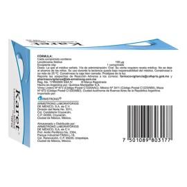 Karet Comprimido 100 Mcg, 50 Comprimidos