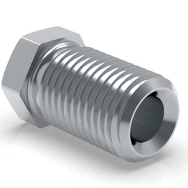 100 x Screw Connection 3/8 Inch x 24 for Brake Line 4.75 mm Flange E Type S Professional Connector DIN/ISO 1651 Compliant