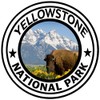 Rogue River Tactical Yellowstone National Park Sticker 5" Round Car
