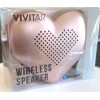 Vivitar Rose Gold Heart Shape Wireless Bluetooth Portable Speaker