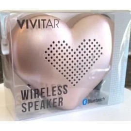 Vivitar Rose Gold Heart Shape Wireless Bluetooth Portable Speaker