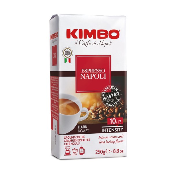 Kimbo Coffee Powder Espresso Italy (Medium Roast Arabica 80% Robusta 20%) Naples 250g (Powder)
