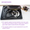 DMiotech 1W 8 Ohm 18mm Diameter Mini DIY Magnetic Speaker