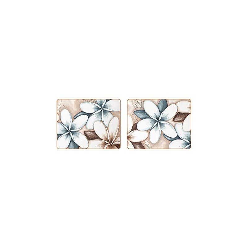 Cinnamon Ocean Frangipani Coasters 6 Pieces Set