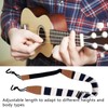 Ukelele Strap Non Drilling Adjustable Cotton Ukulele Belt Double Hook