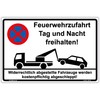 Schilderio Fire Brigade Access Sign Day and Night Free Sign