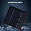 Portable Solar Fan 6W 6 Inches Solar USB Dual Powered