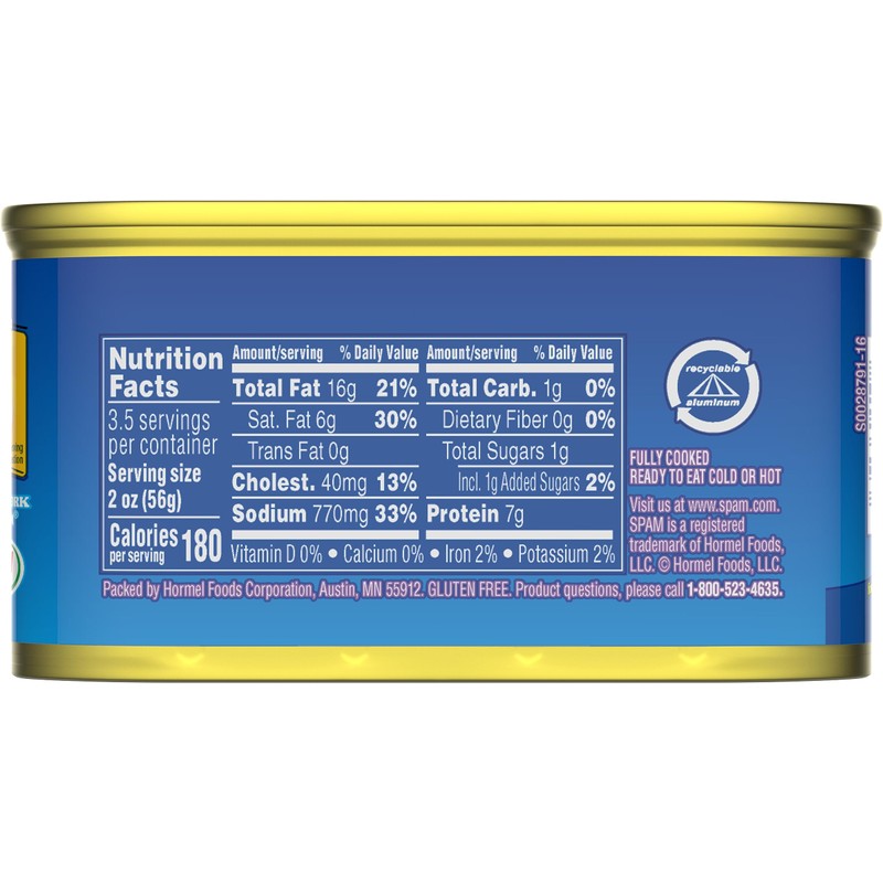 SPAM Classic, 7 oz. can (12-pack)