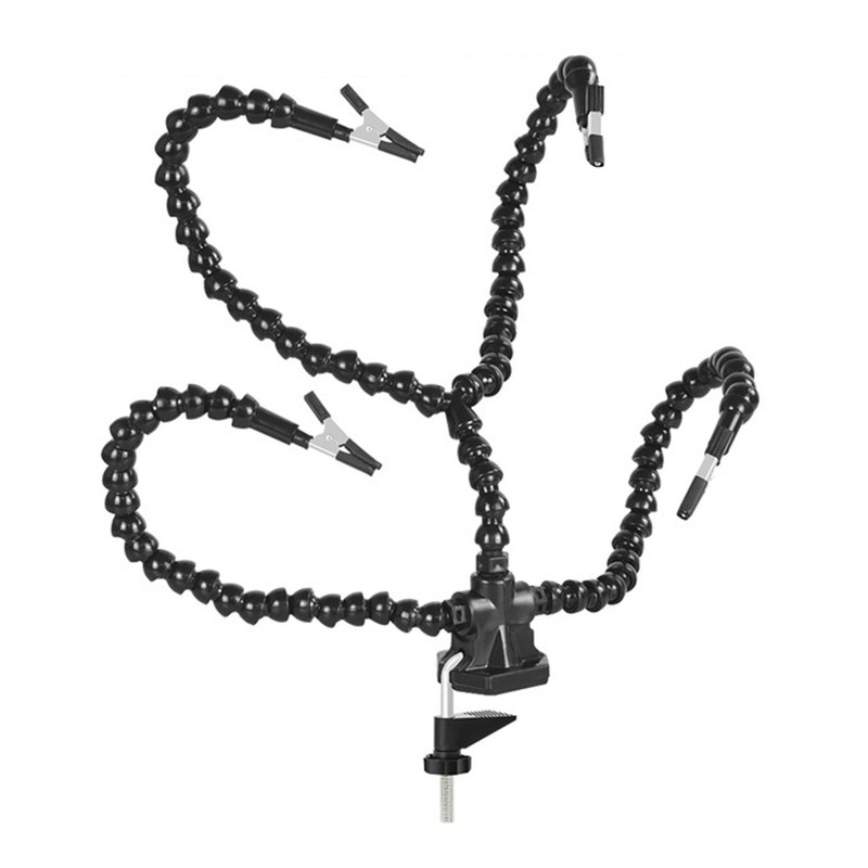 Helping Hands Soldering Third Hand PCB Tool with 3 Flexable