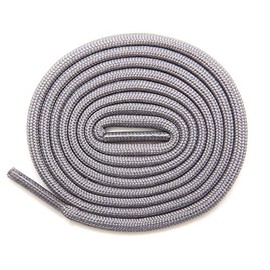 KURISET Round Athletic Shoelaces 2 Pair - For Mountaineering Hiking Walking Boot Thick Shoelace String Rope Shoe Laces, Dark Gray, 36 inches (91 cm)
